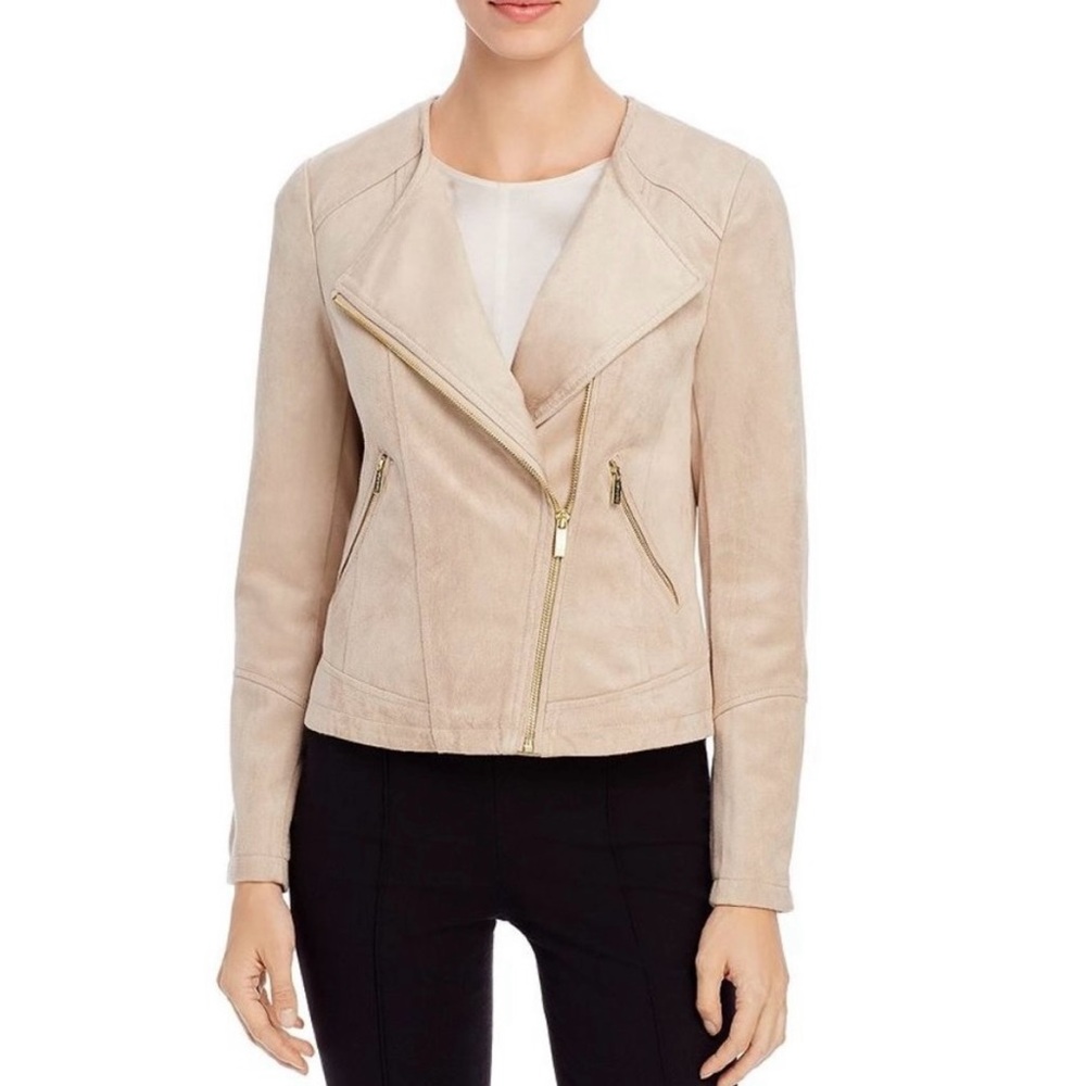 Suede Moto Jacket